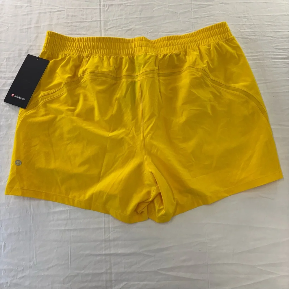 Lululemon Pace Breaker Short 5” *LL Linerless MZYW Maize Yellow Men's Size XXL